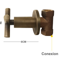 Registro Ducha Novo Bronce Antiguo
