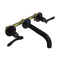 Mezclador Pared Trebol Bronce Aceitado
