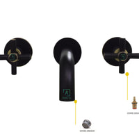 Mezclador Pared Timote Bronce Aceitado
