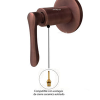 Repuesto Manija Ducha vintage  Cobre antiguo