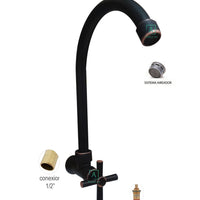 Griefria Pared Timote Negro Antiguo