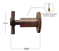 Repuesto Manija Vintage Ducha Cobre Antiguo x Unidad