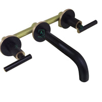 Mezclador Pared Novo Palanca   Bronce Aceitado