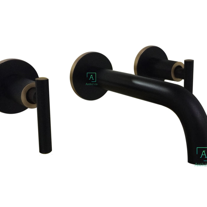 Mezclador Pared Novo Palanca   Bronce Aceitado