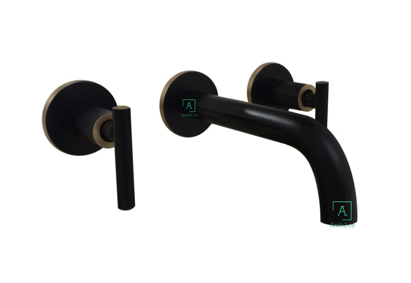 Mezclador Pared Novo Palanca   Bronce Aceitado