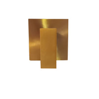 Griferia Monomando Dorado  Mate + Ducha 20x20cm