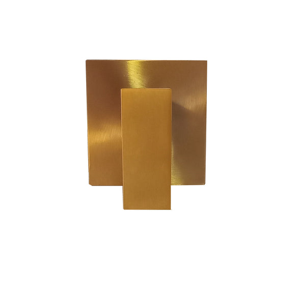 Griferia Monomando Dorado  Mate + Ducha 20x20cm