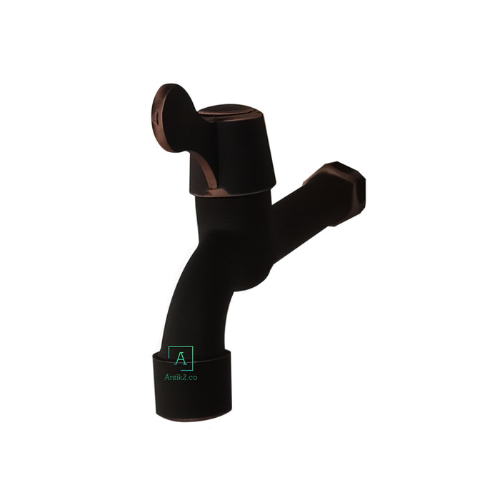 Llave terminal Pared Negro Antiguo (Agua fria)