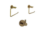 Juego  Accesorios Redondo Dorado x 3 piezas