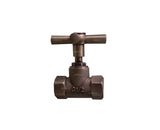 Registro de paso Bronce antiguo 1/2"