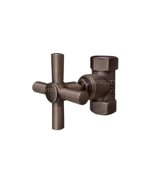 Registro de paso Bronce antiguo 1/2"