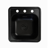 Lavaplatos 45 x 49 cm Negro