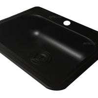 Lavaplatos 53 x 43 x 12.5 cm Negro