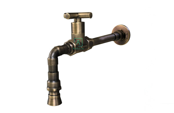 Llave  Pared Vintage Novo Bronce Antiguo (Agua fria)
