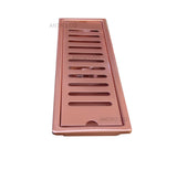 Rejilla piso Oro rosa Rectangular 50 x 10 cm