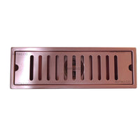 Rejilla piso Oro rosa Rectangular 50 x 10 cm