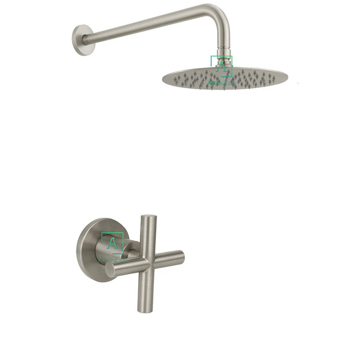 Set Registro Novo + Ducha 20cm