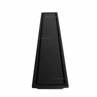 Rejilla piso  rectangular  80cm negra con tapa para recubrimiento