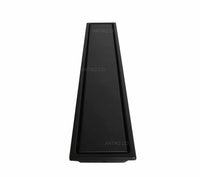 Rejilla piso  rectangular  80cm negra con tapa para recubrimiento