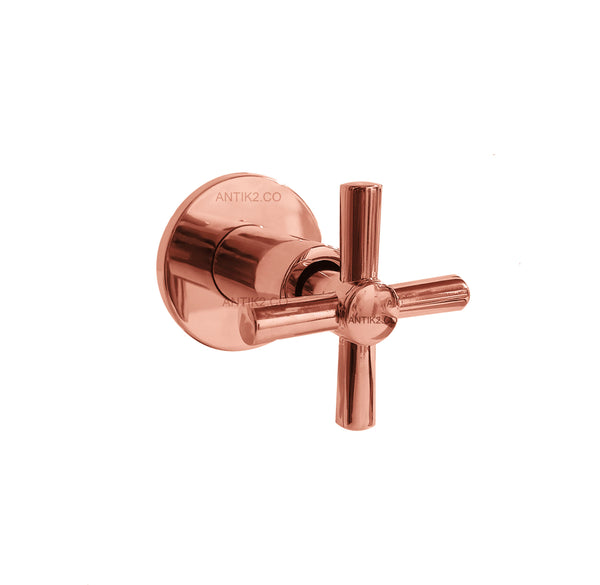 Repuesto Manija Ducha Cruz Oro rosa