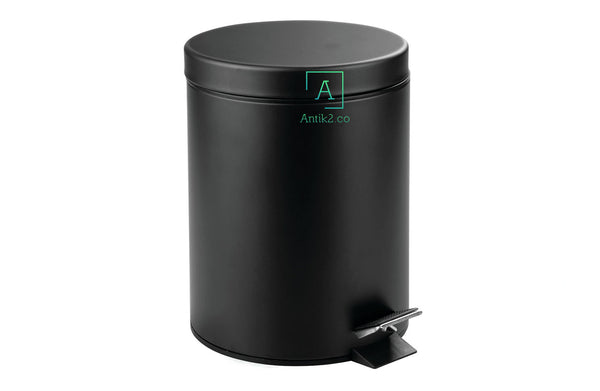 Papelera Negro Mate  5 LTS
