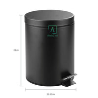 Papelera Negro Mate  5 LTS