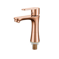 Griferia lavamanos Andorra Oro rosa (Agua fria)