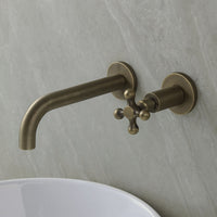 Griferia Vintage Pared Bronce Antiguo
