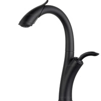 Griferia lavaplatos DRG  Extraible Alto negro