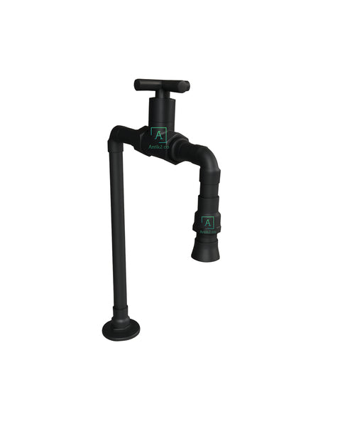 Grifería Industry  Negro Mate (Agua Fría)