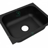 Lavaplatos Submontar Negro 55x43cm