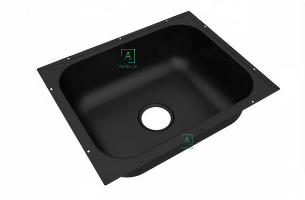 Lavaplatos Submontar Negro 55x43cm