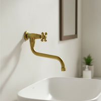 Griferia Pared  Dorado kaly  S Oro cepillado