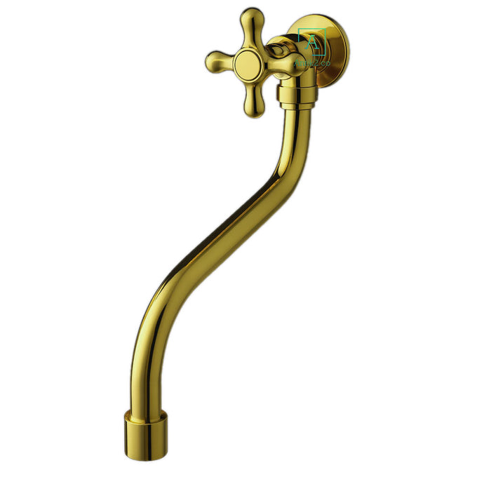 Griferia Pared Vintage Kaly Dorado
