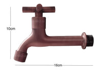 Llave pared Terminal Cruz Vintage Cobre Antiguo