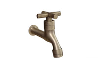 Llave  Pared Vintage Cruz Bronce Antiguo (Agua fria)