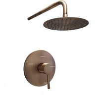 Mezclador Ducha  Monomando + Ducha 30cm Bronce Antiguo