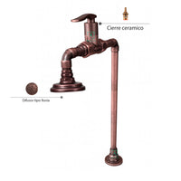 Griferia Vintage Arad Lavamanos Cobre antiguo