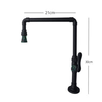 Grifería Industry  Negro Mate (Agua Fría)