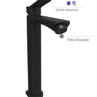 Grifería omega negro mate (Agua Fría)