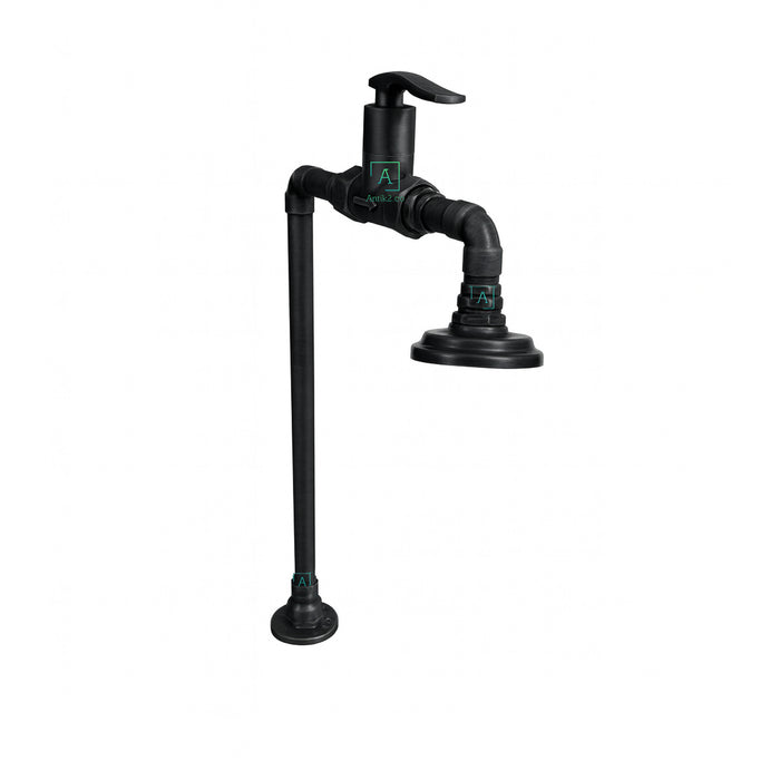 Griferia Lavamanos Vintage Stylo Negro (Agua Fria)