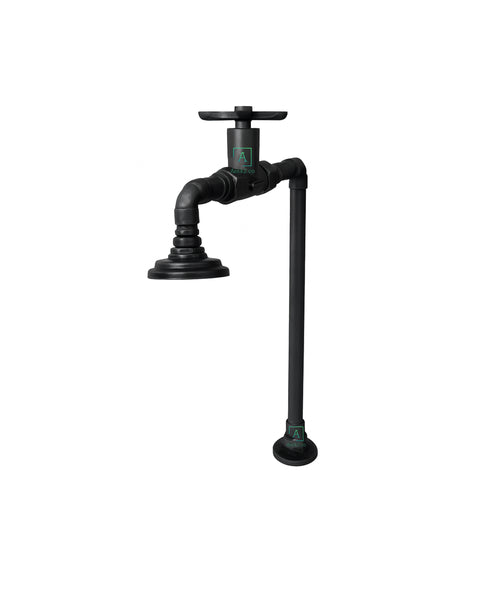 Griferia Lavamanos Vintage Trebol Negro (Agua Fria)
