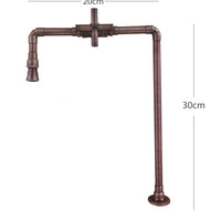 Griferia Vintage Nvo cruz Lavamanos Cobre antiguo