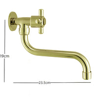 Griferia Pared Vicenza Dorado (Agua Fria)