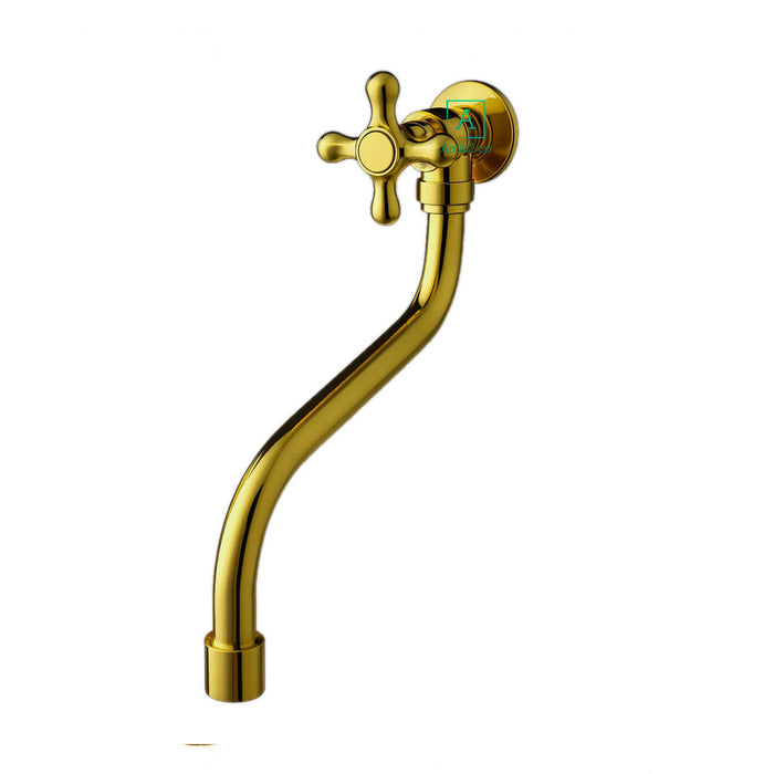 Griferia Pared  Kaly Dorado (Agua Fria)