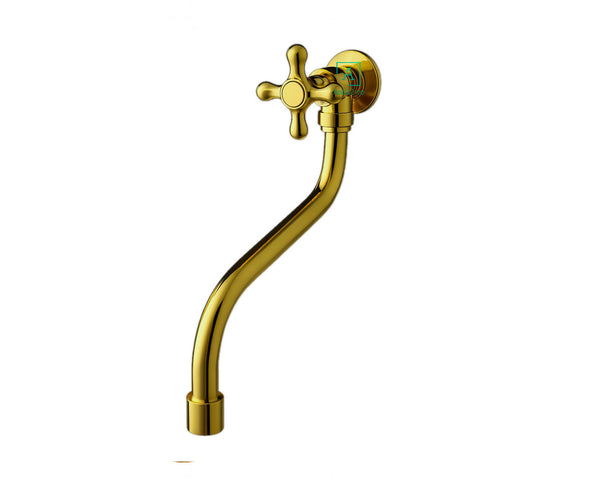 Griferia Pared  Kaly Dorado (Agua Fria)