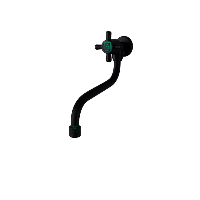 Griferia pared  Negro Vicenza (Agua fria)