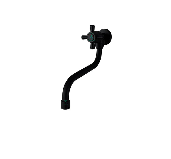 Griferia pared  Negro Vicenza (Agua fria)