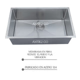 Lavaplatos  Acero Inoxidable  304 100 x 45 cm