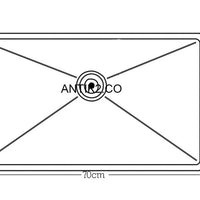 Lavaplatos  Acero Inoxidable  304 70 x 45 cm Anti-rayones